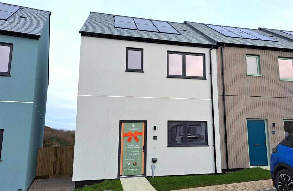 3 bedroom end of terrace house for sale in West Carclaze Garden Village
