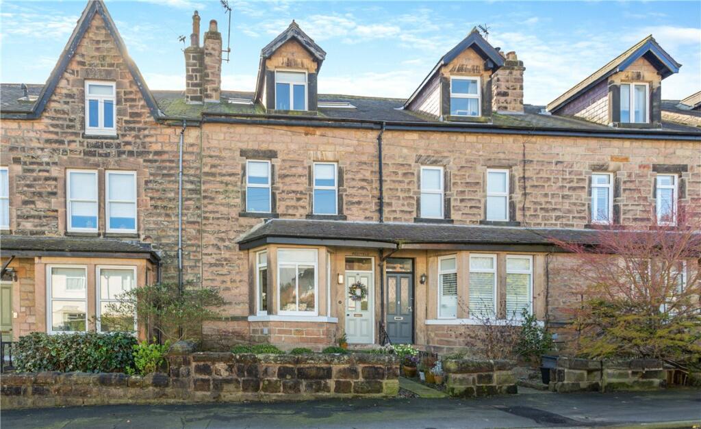 4 bedroom terraced house for sale in West Cliffe Terrace, Harrogate, North Yorkshire, HG2