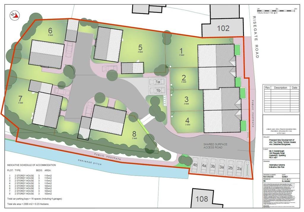 Land for sale in Risegate Road, Gosberton Risegate, PE11 4EY, PE11