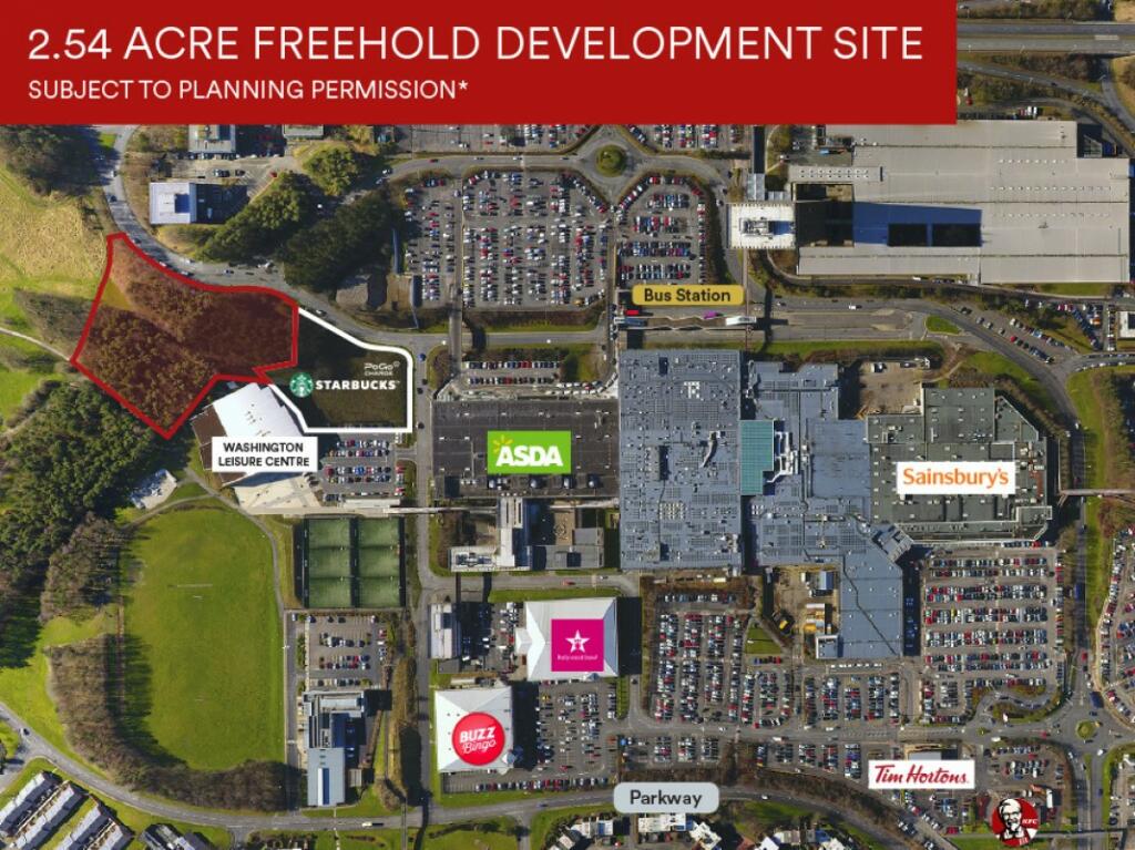 Main image of property: 2.54 acre freehold development site, The Galleries, Washington