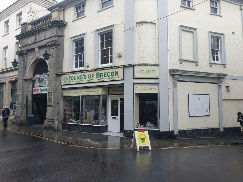 High street retail property for sale in 26 High Street, Brecon, Powys
