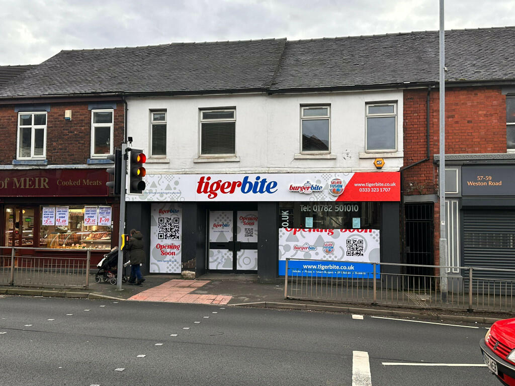 Takeaway for sale in 61/63 Weston Road, StokeOnTrent, Staffordshire, ST3