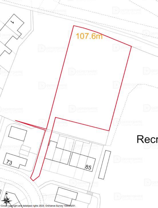 Land for sale in Land to the rear of 75 East Street, Doe Lea, Chesterfield S44 5NP, S44