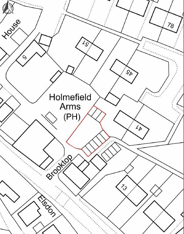 Land for sale in Land and Garages adj Holmefield Arms Pub, Station Road