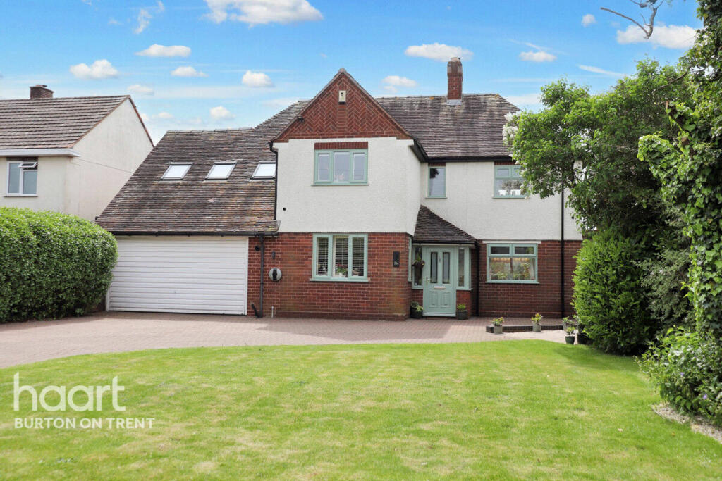 4 bedroom detached house for sale in Alrewas Road, Kings Bromley, DE13