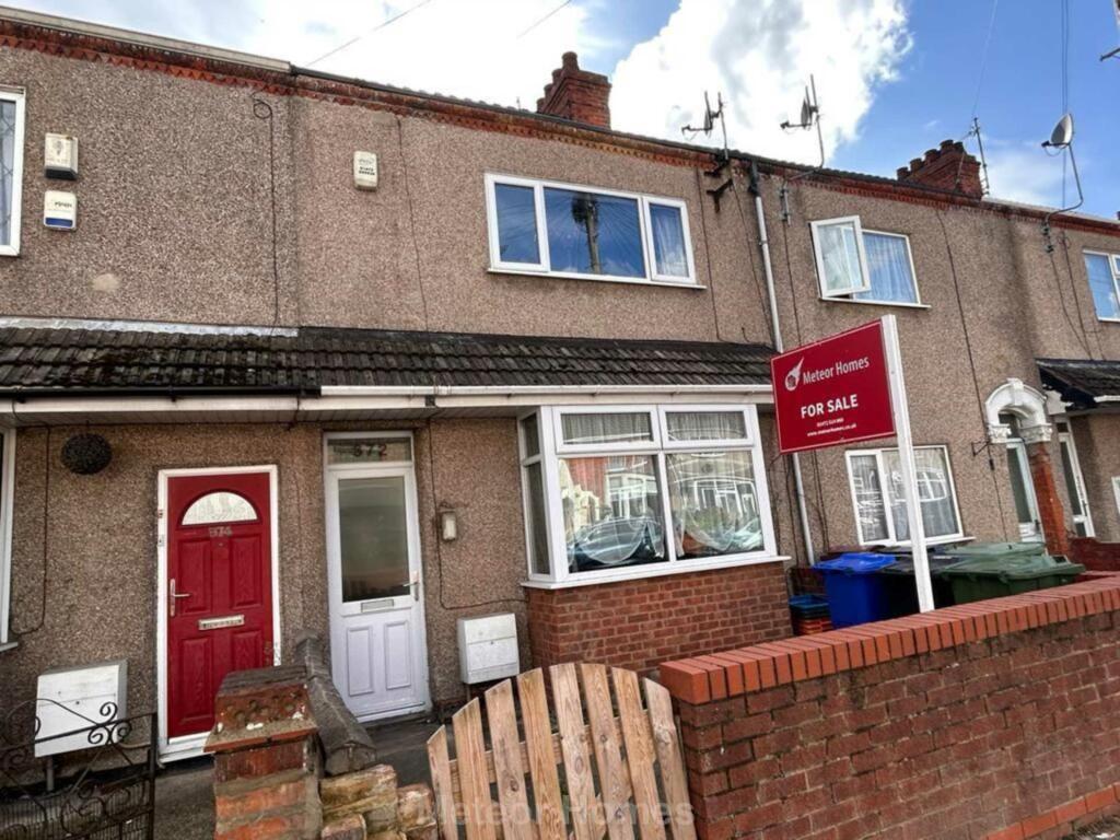 3 bedroom terraced house for sale in Wellington Street, Grimsby, DN32