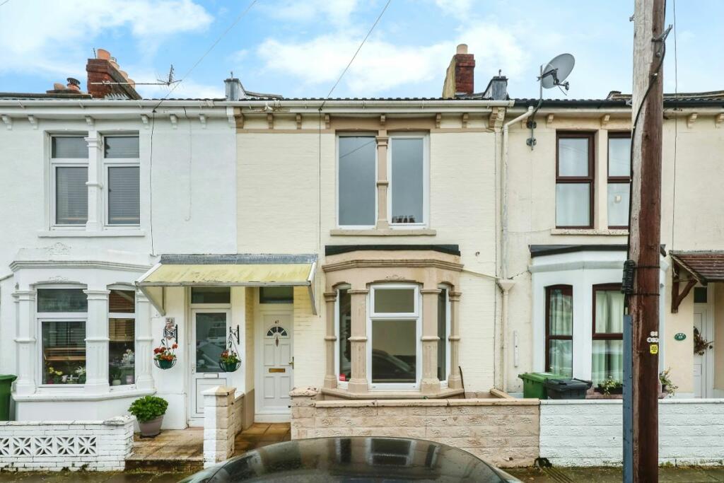 3 bedroom terraced house for sale in 67 Catisfield Road, Southsea, Hampshire, PO4 8NJ, PO4
