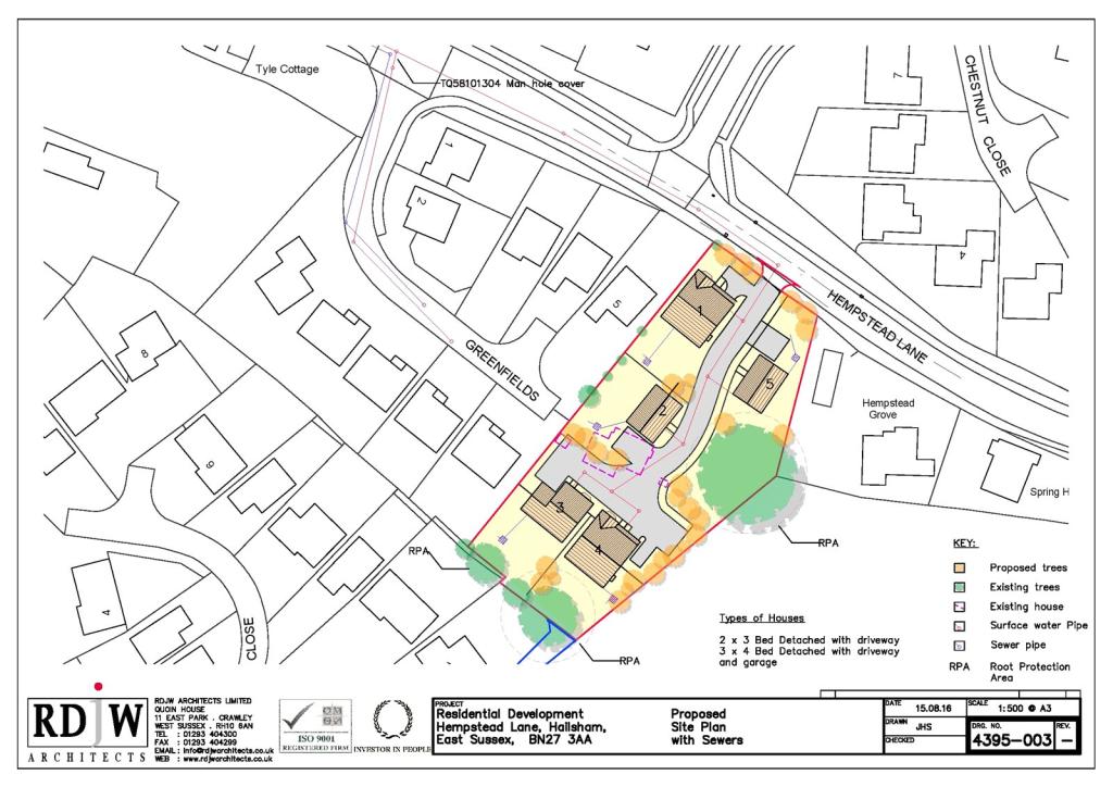 Plot for sale in Hempstead Lane, Hailsham, East Sussex, BN27