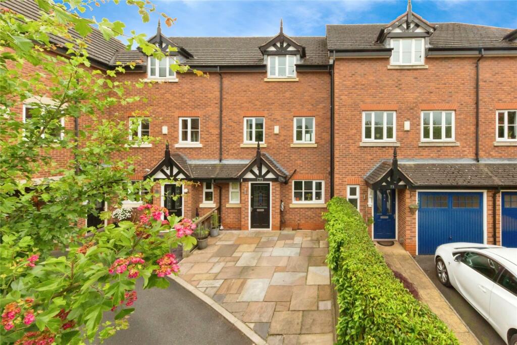 3 bedroom terraced house for sale in Saltmeadows, Nantwich, Cheshire, CW5