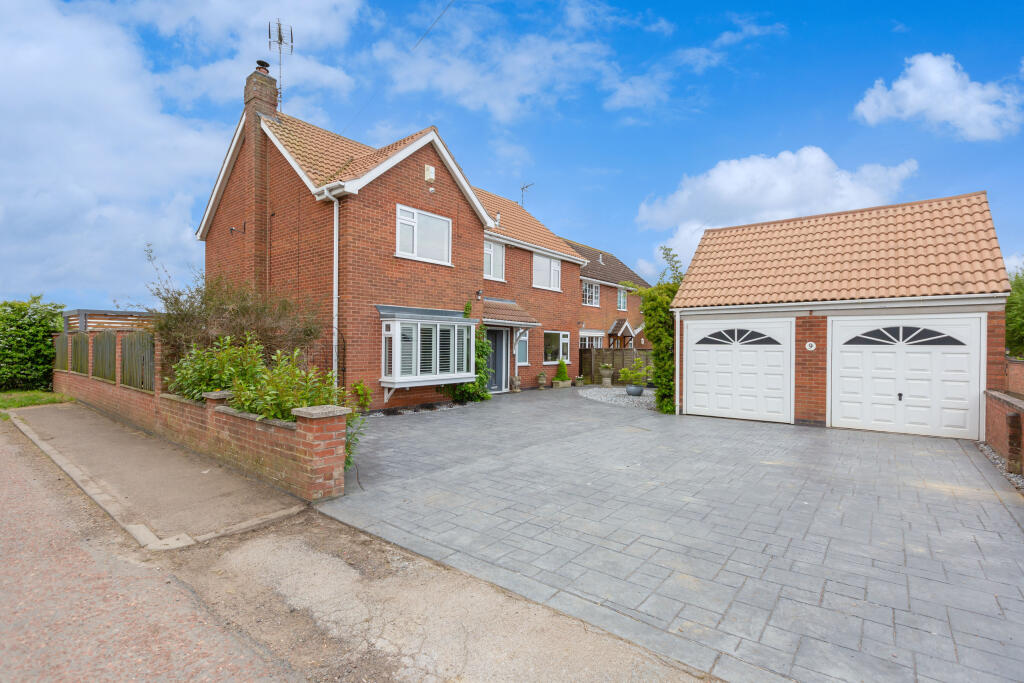 4 bedroom detached house for sale in Fleckney Road, Kilby