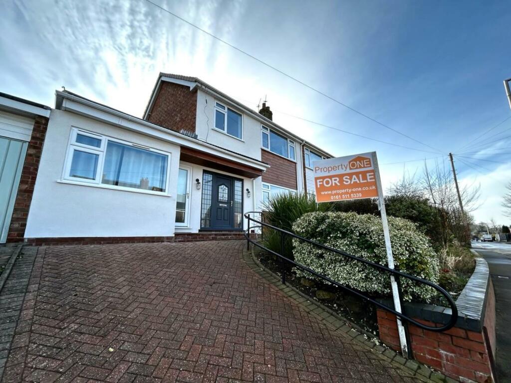 3 bedroom semidetached house for sale in Bowfell Drive, High Lane