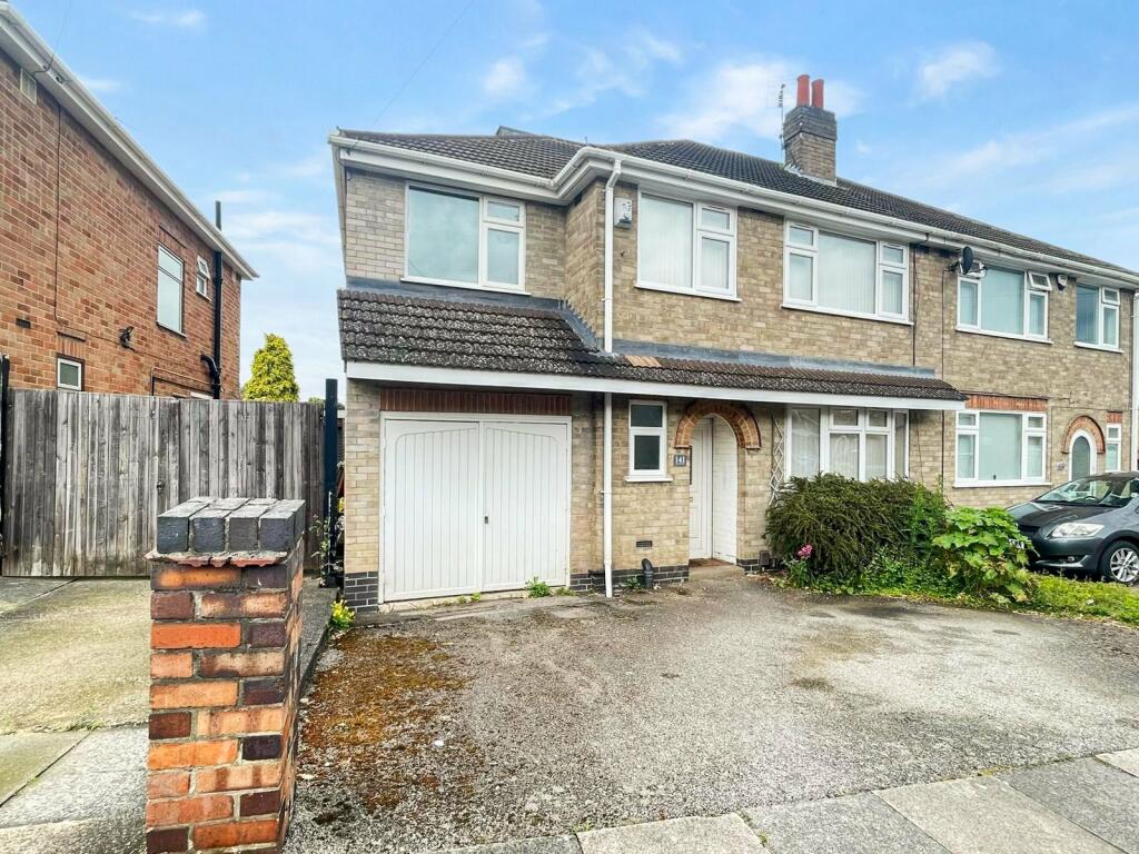 5 bedroom semidetached house for sale in Jean Drive, Leicester, LE4 0GF, LE4