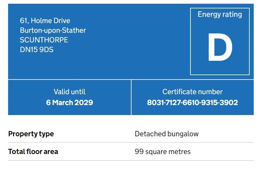 4 bedroom detached bungalow for sale in Holme Drive, Burtonupon