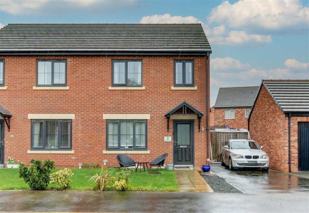 3 bedroom semidetached house for sale in Robson Grove, Felton, NE65