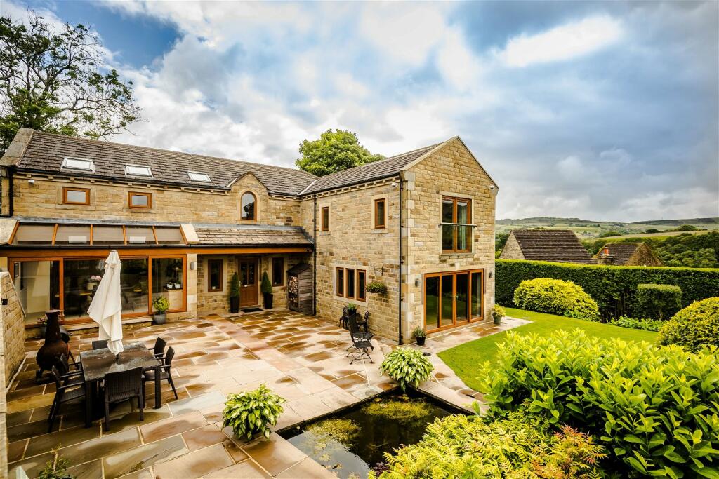 6 bedroom detached house for sale in Old Stones Lodge, Ripponden, HX6