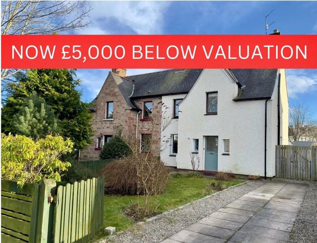 3 bedroom semidetached house for sale in 5 Millcraig Road, Dingwall