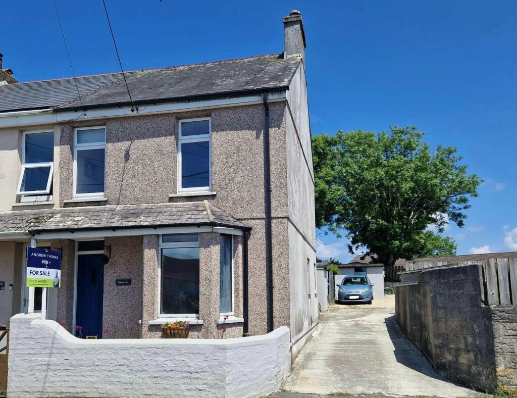 3 bedroom semidetached house for sale in Beacon Road, Summercourt