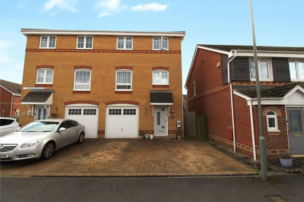 4 bedroom semi-detached house for sale in Broadmere Road, Beggarwood, Basingstoke, Hampshire, RG22