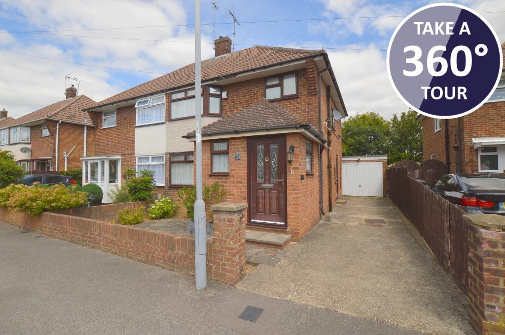 3 bedroom semidetached house for sale in Fallowfield, Icknield, Luton, Bedfordshire, LU3 1UN, LU3