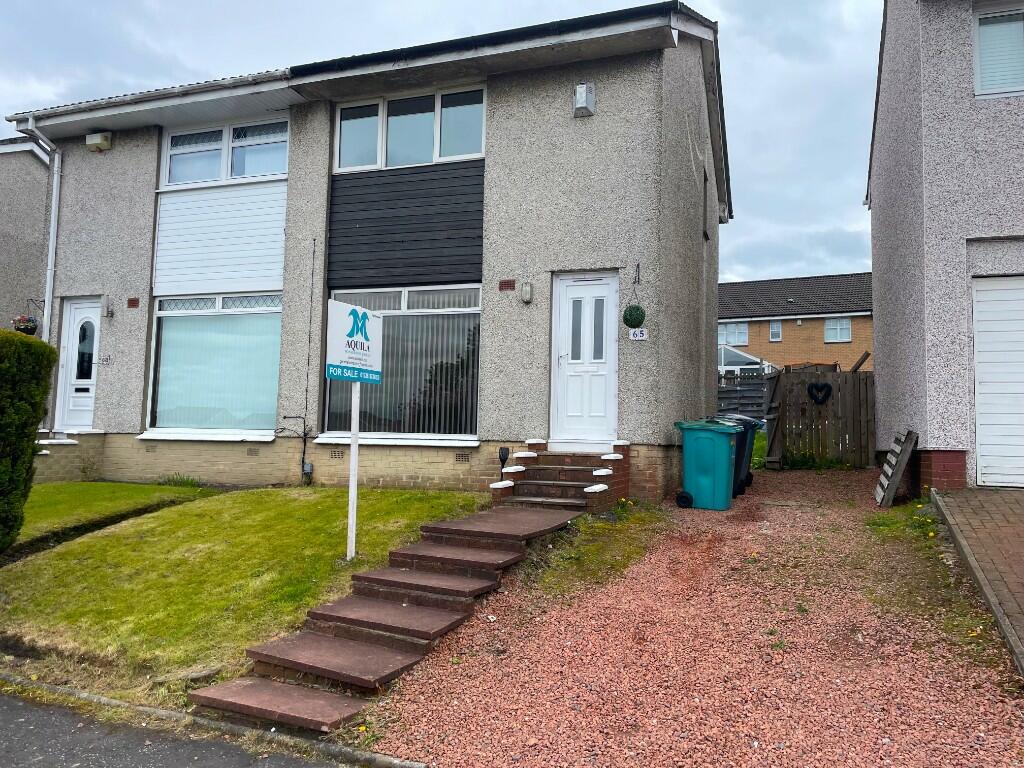 2 bedroom semidetached house for sale in Earlston Crescent, Coatbridge, Lanarkshire, ML5