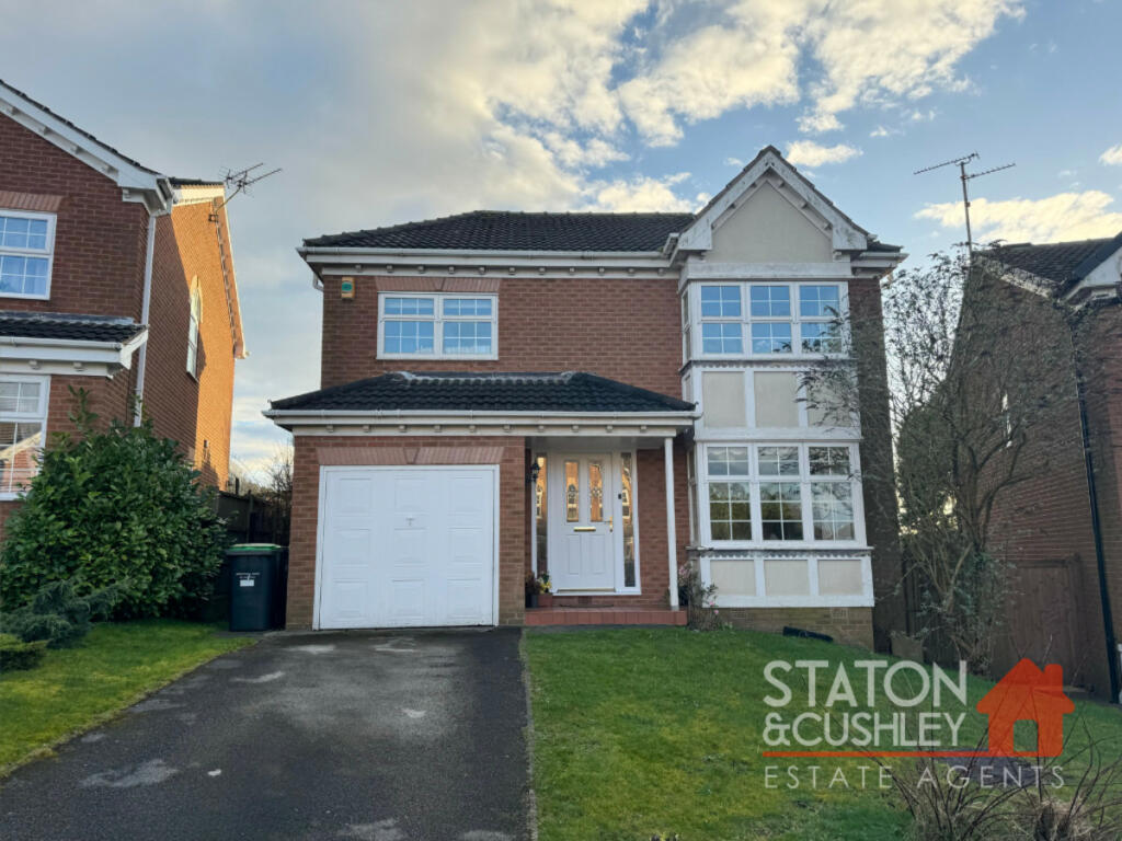 4 bedroom detached house for sale in Chartwell Road, Kirkbyinashfield