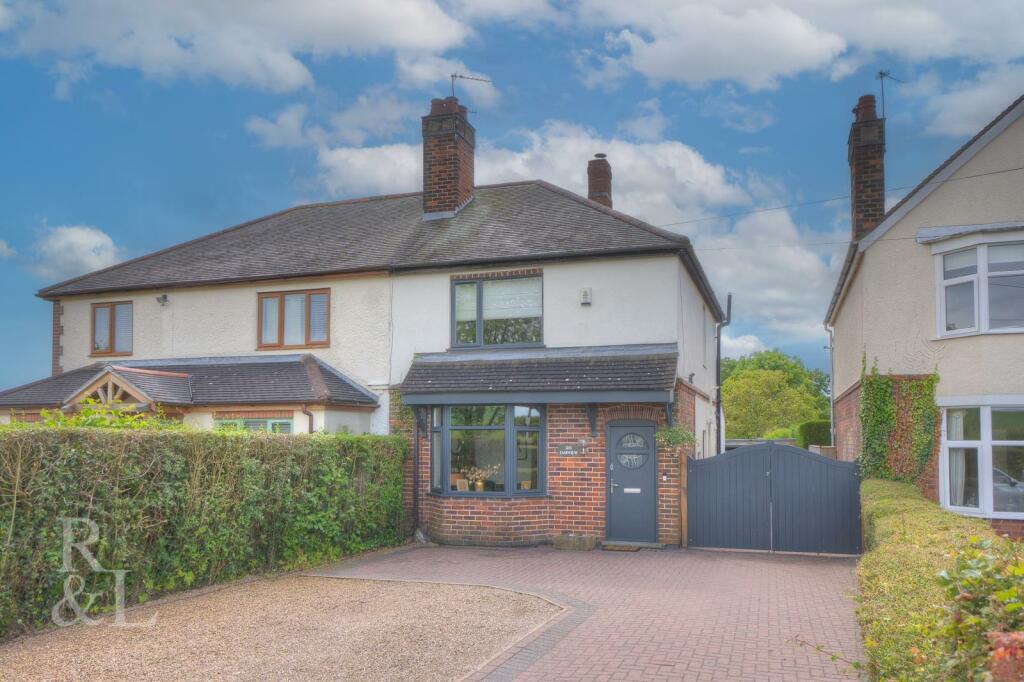 2 bedroom semidetached house for sale in Leicester Road, New Packington, AshbyDeLaZouch, LE65