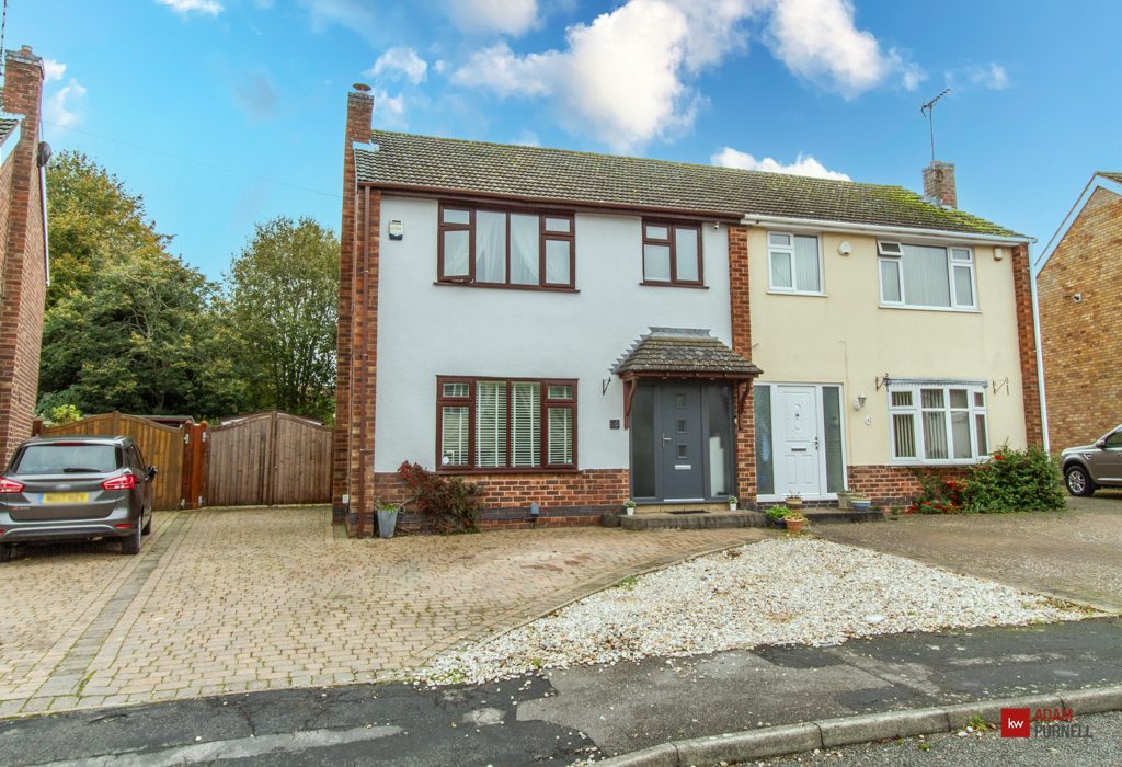 3 bedroom semi-detached house for sale in Hazel Way, Barwell ...