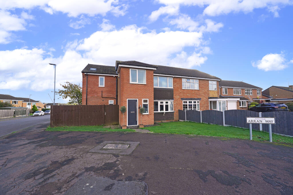 4 bedroom semidetached house for sale in Arran Way, Countesthorpe, Leicestershire, LE8