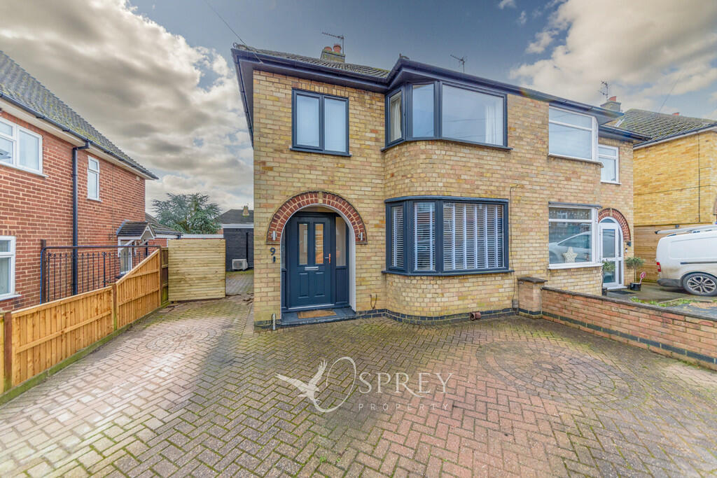 3 bedroom semidetached house for sale in Alvaston Road, Melton Mowbray