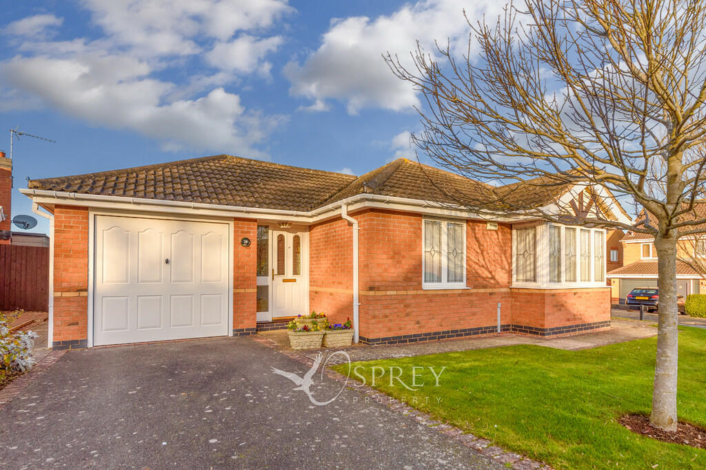 3 bedroom detached bungalow for sale in Coltfoot Way, Melton Mowbray, LE13