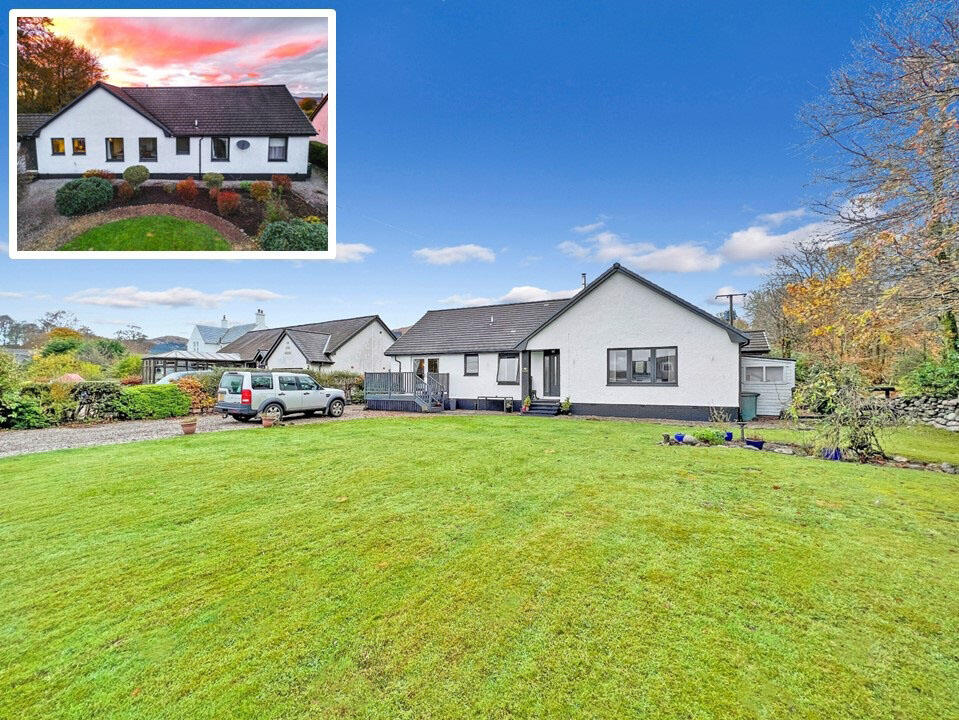 4 bedroom detached bungalow for sale in Fasgadh, Barcaldine, Argyll