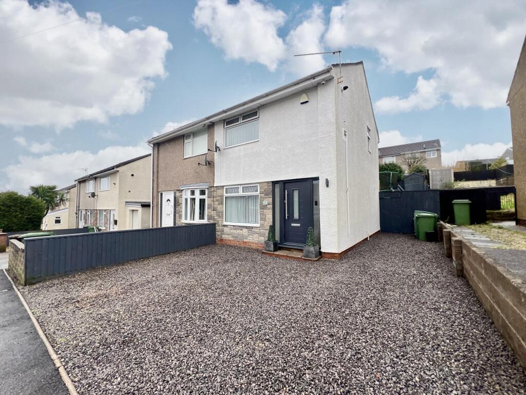 2 bedroom semidetached house for sale in Heol Seward, Yorkdale, Beddau