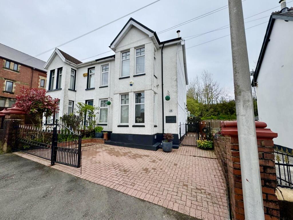 3 bedroom semidetached house for sale in The Walk, Merthyr Tydfil