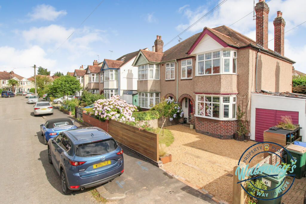 3 bedroom semidetached house for sale in Hartington Crescent, Earlsdon