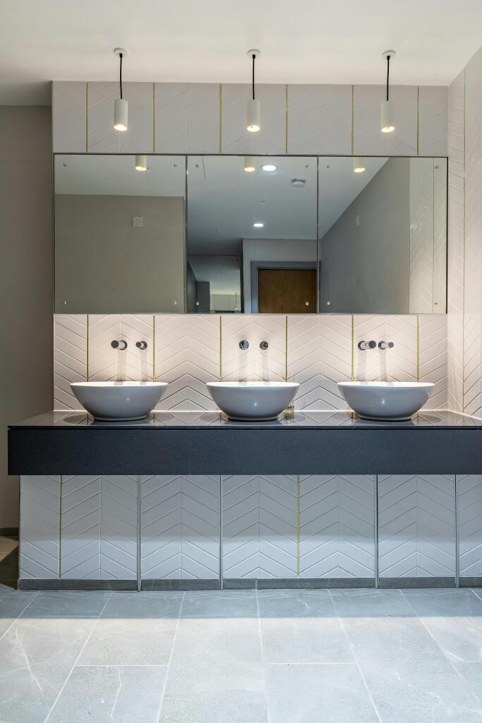 Refurbished modern WCs