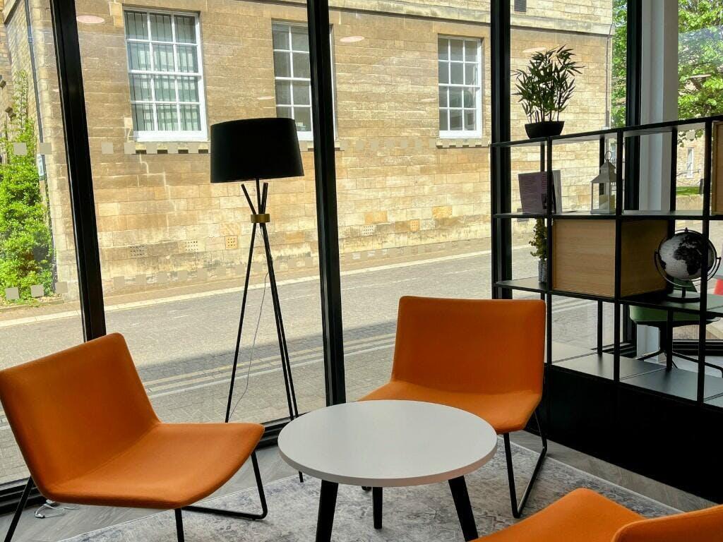 Various stylish breakout areas