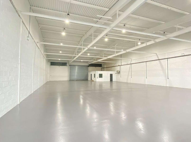 Unit F interior 6354 sq ft Industrial space