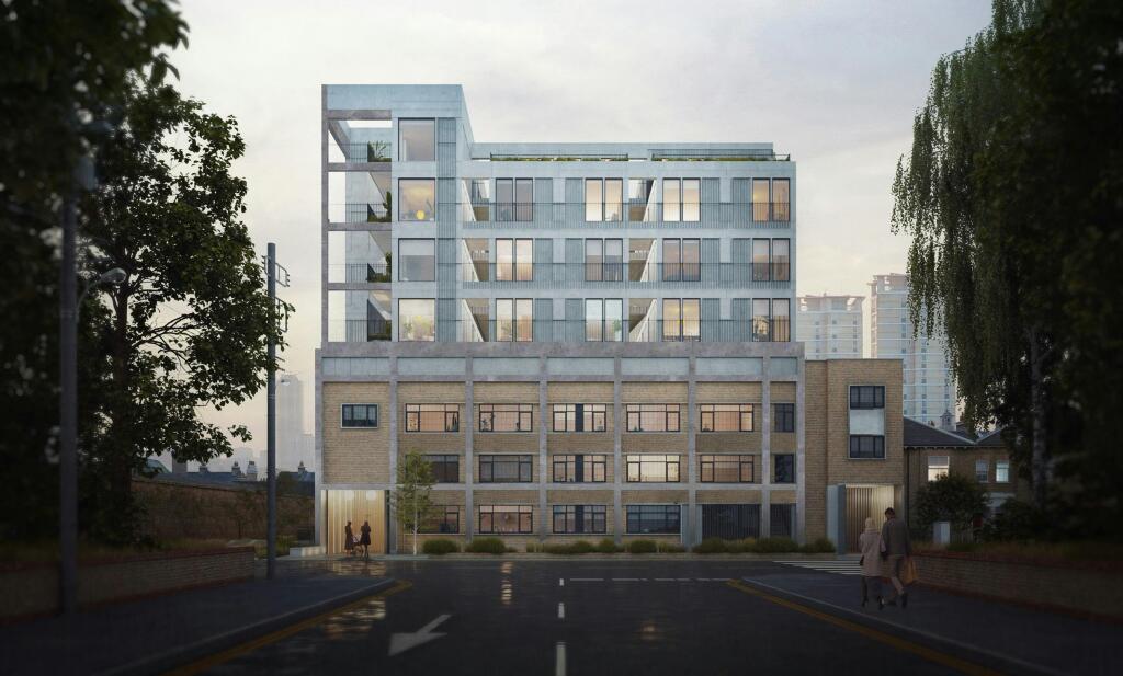 Chevron Apartments - CGI of development