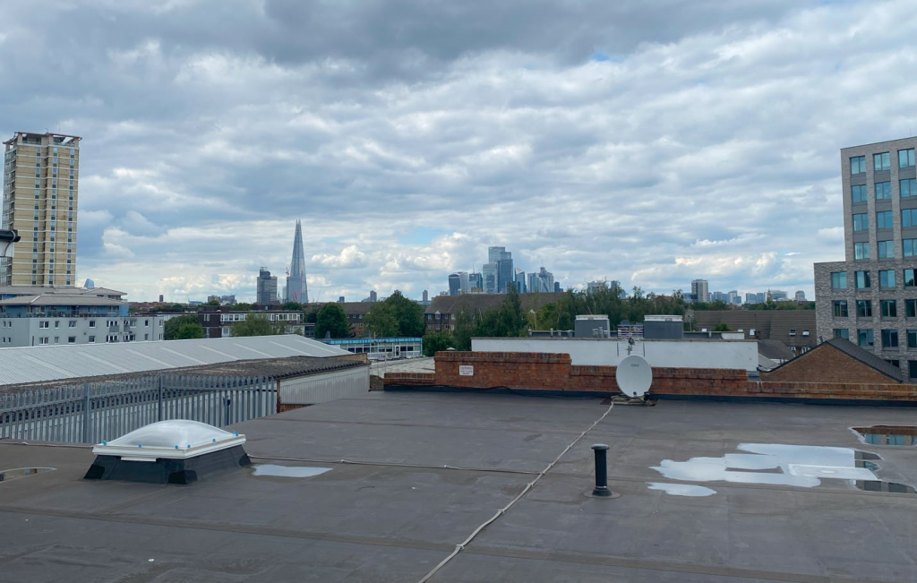 View for developed apartments