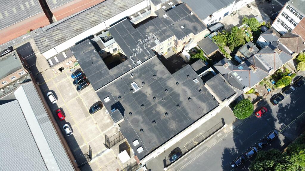 Aerial from directly above