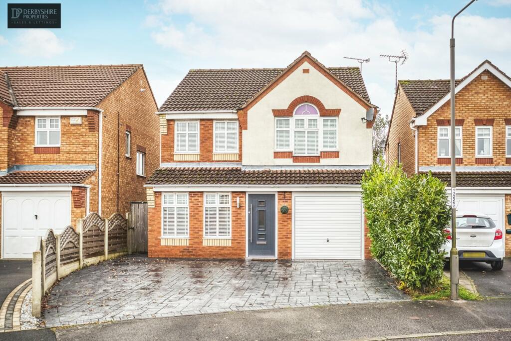 4 bedroom detached house for sale in Rangewood Road, South Normanton, DE55