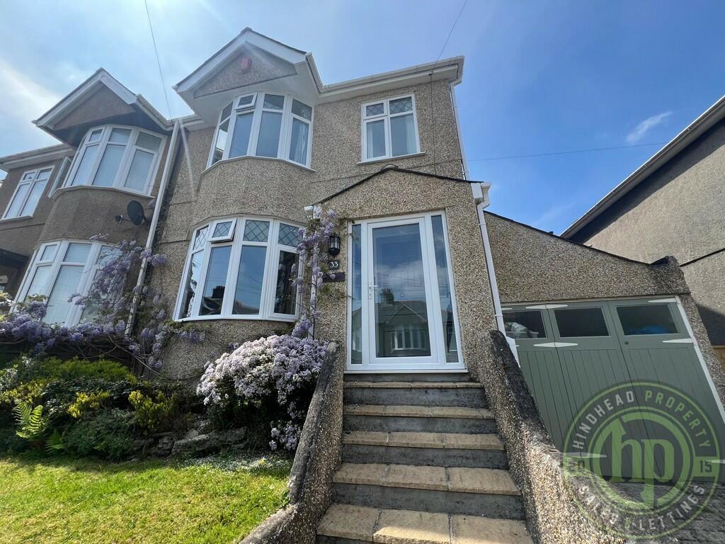 4 bedroom semidetached house for sale in Brynmoor Park, Higher Compton, Plymouth, PL3