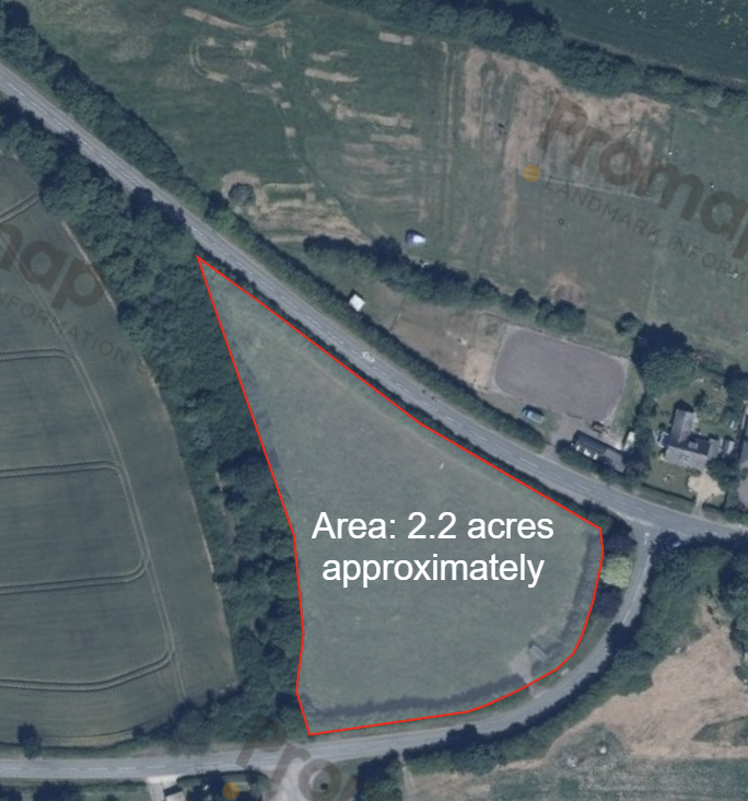 Land for sale in Market Overton Road, Thistleton, LE15