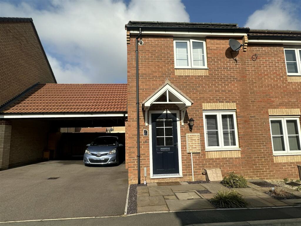 2 bedroom semidetached house for sale in Mistley Close, Barleythorpe, LE15