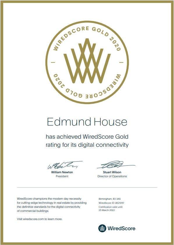 15 Edmund House Newhall Street WiredScore Certificate.JPG