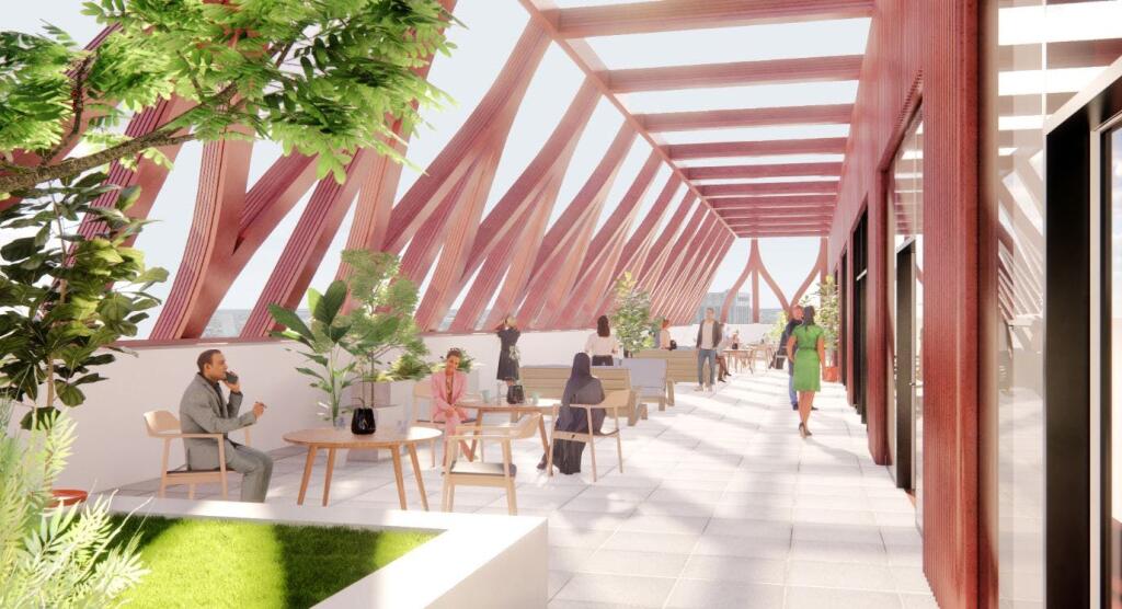 Three Chamberlain Square Birmingham 5 Roof Terrace.JPG