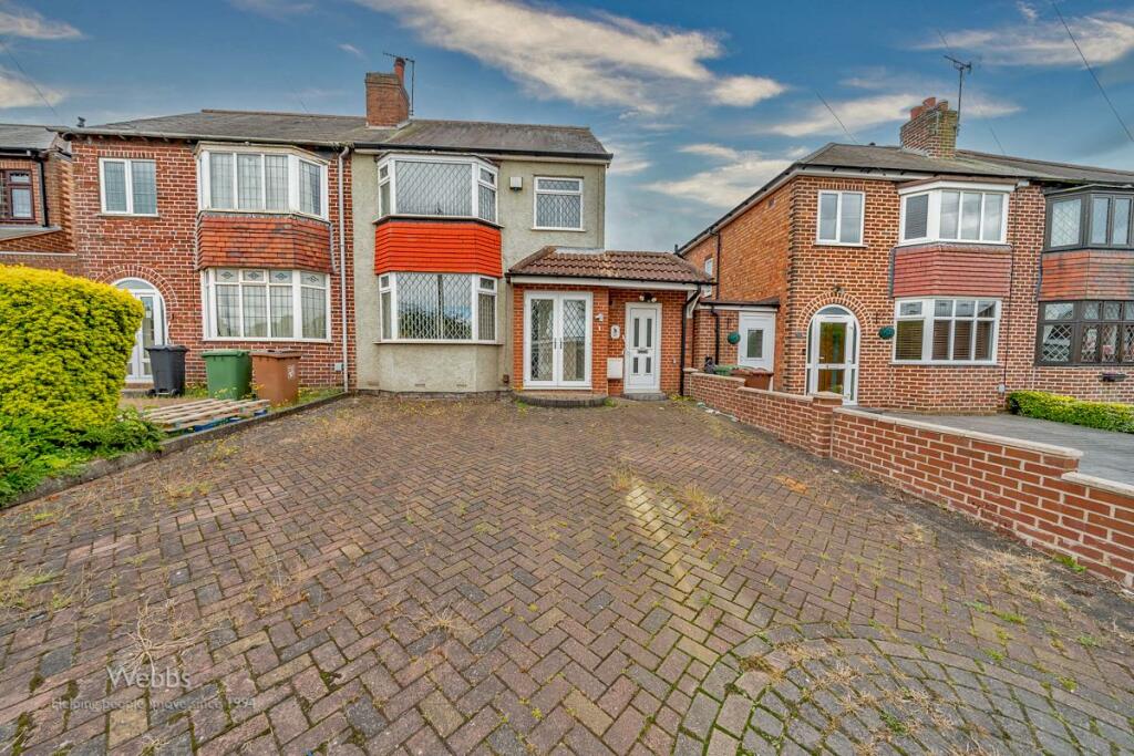 3 bedroom semidetached house for sale in Springfields, Walsall, WS4