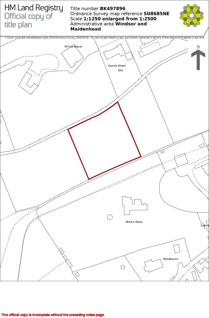 Land for sale in Winter Hill, Cookham, Maidenhead, Berkshire, SL6 9TT, SL6