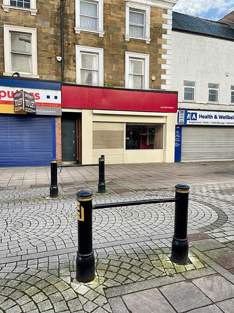 High street retail property to lease in King Street, South Shields