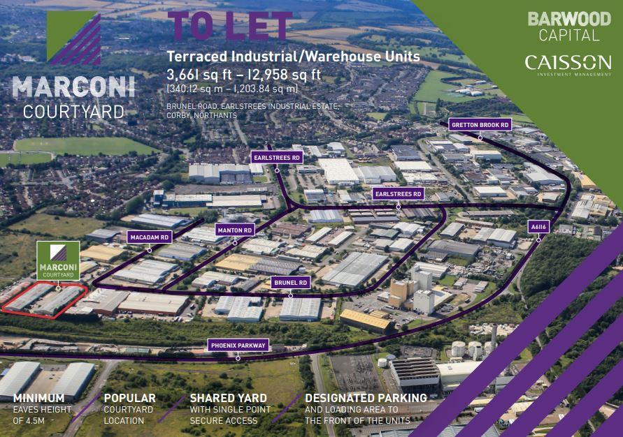 Main image of property: C, Marconi Courtyard, Brunel Road, Earlstrees Industrial Estate, Corby, Northants, NN17 4LT